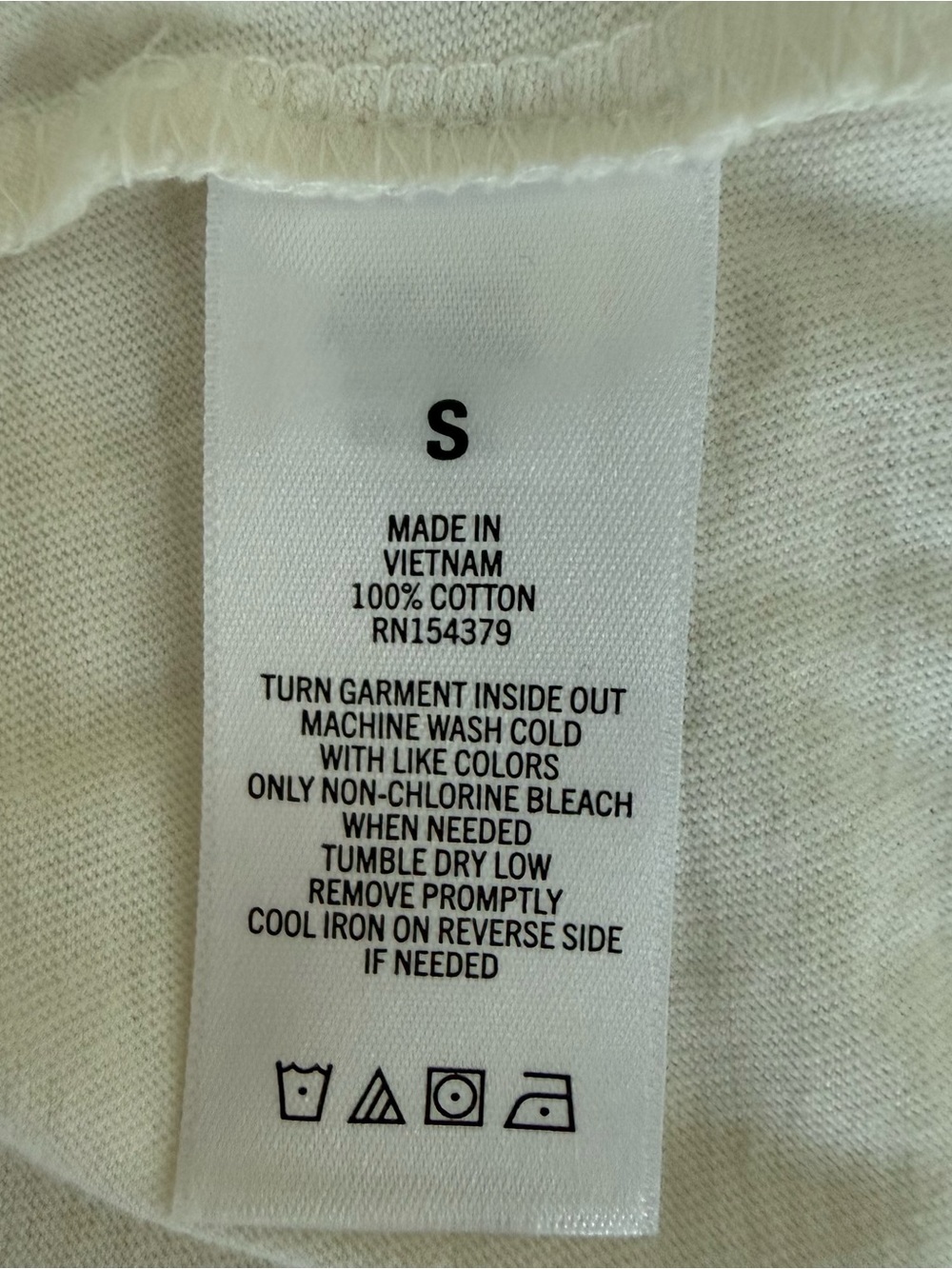 Aeropostale Cream Long-Sleeve Butterfly Graphic Tee - Picture 4 of 4